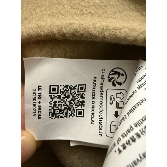 Weekend Max Mara Natale Wool Belted Trench Coat Color Beige US Size 8 New $1225 - Picture 13 of 16